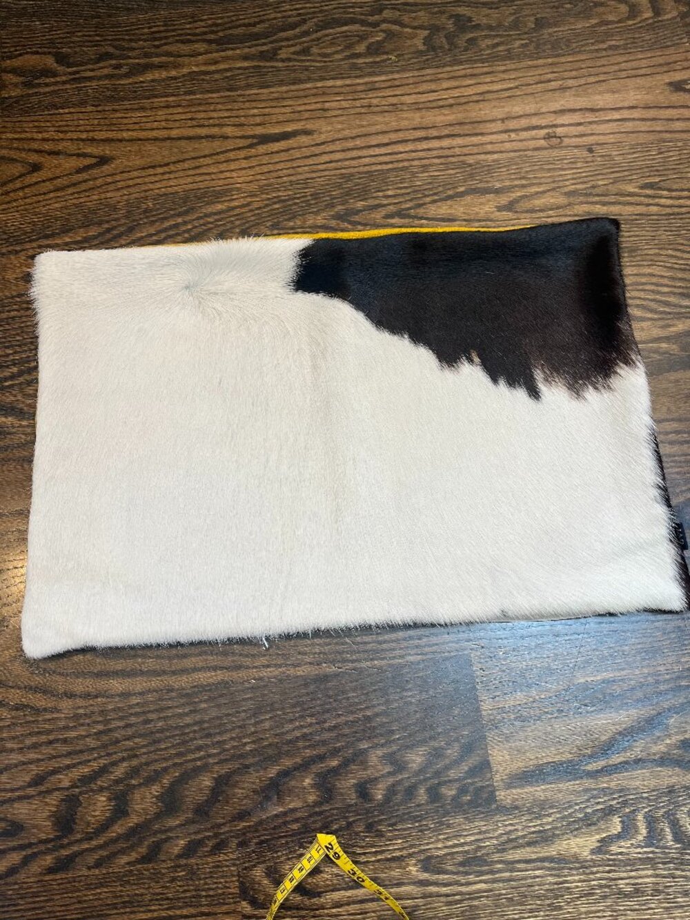 Premium Cowhide Pillow Cover - 23" wide x 15" high